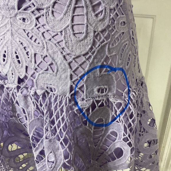 Women's Summer Hollow Out Ruffle Dresses Puff Sleeve Embroidered A Line … - Picture 12 of 12